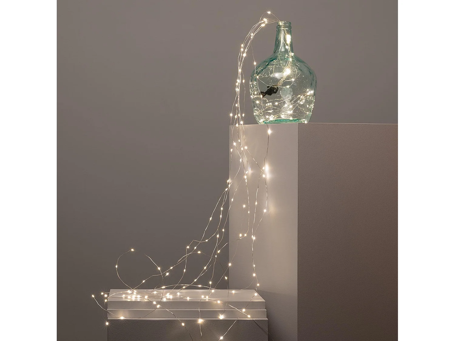 Ghirlanda Filo Metallico LED Jelendi 2m 3000K Bianco Caldo