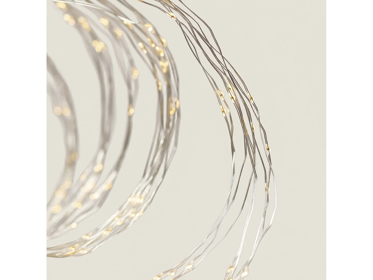 Ghirlanda Filo Metallico LED Jelendi 2m 3000K Bianco Caldo