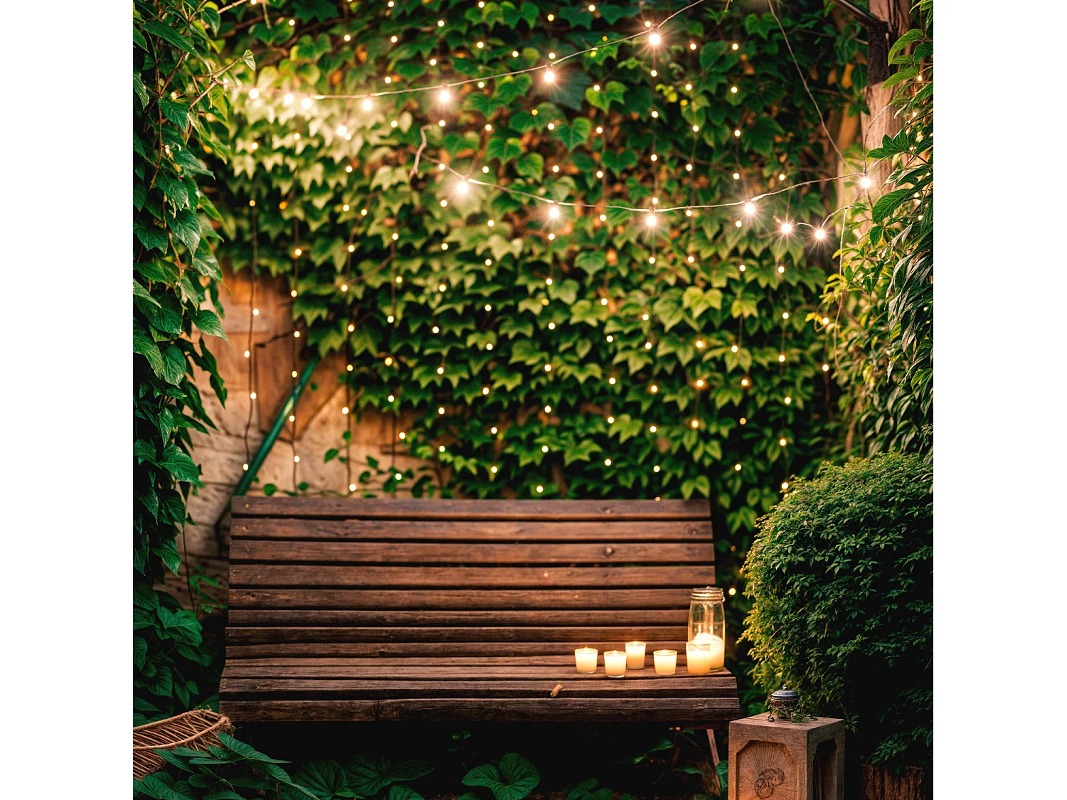 Guirlande LED Extérieure Solaire 30 Boules 5m 5000K Blanc froid