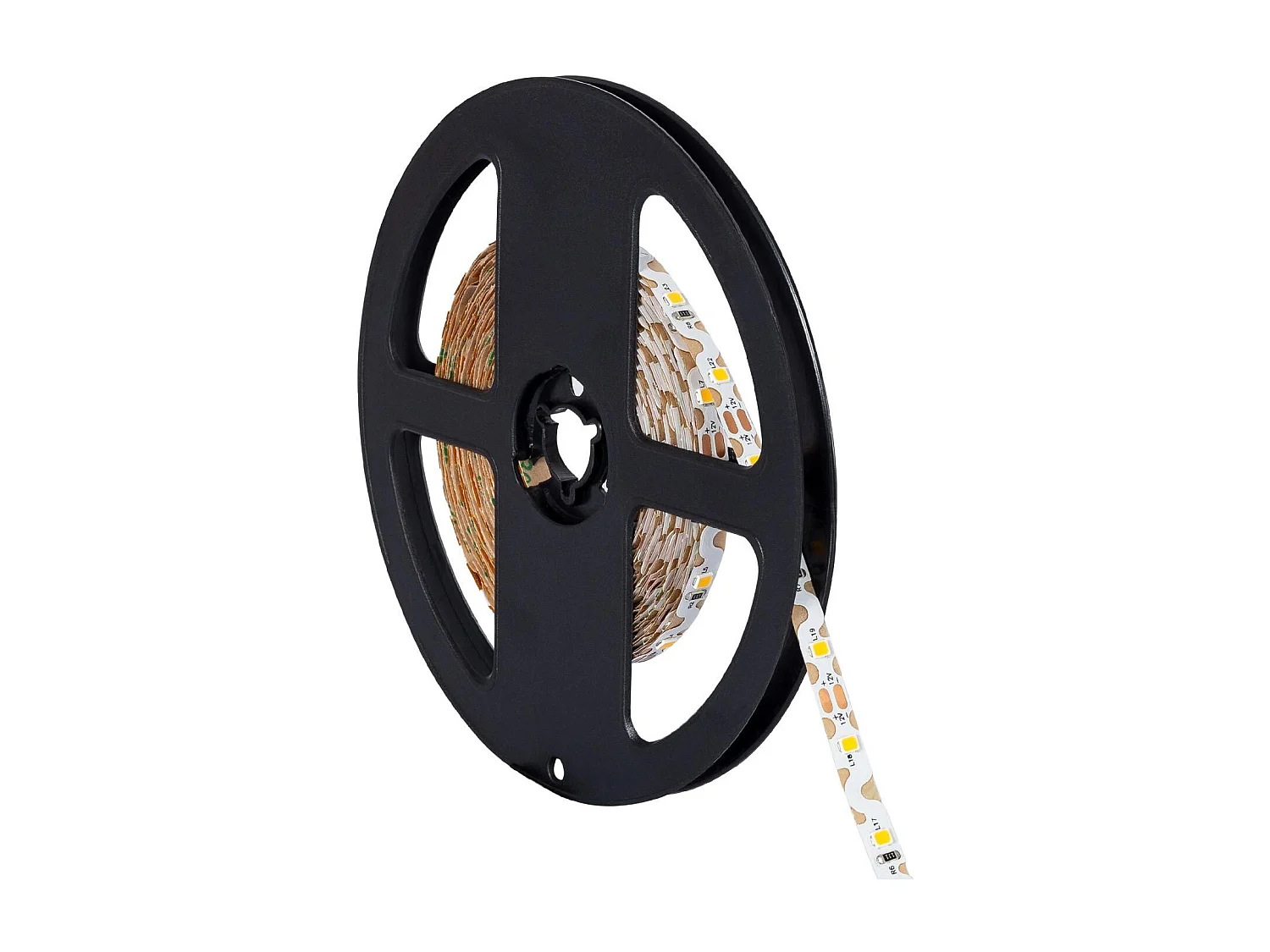 Ruban LED 12V SMD ZIG ZAG 60 LED/m 5m 7W/m 700lm/m Largeur 6mm Coupe 5cm IP20 4000K Blanc neutre