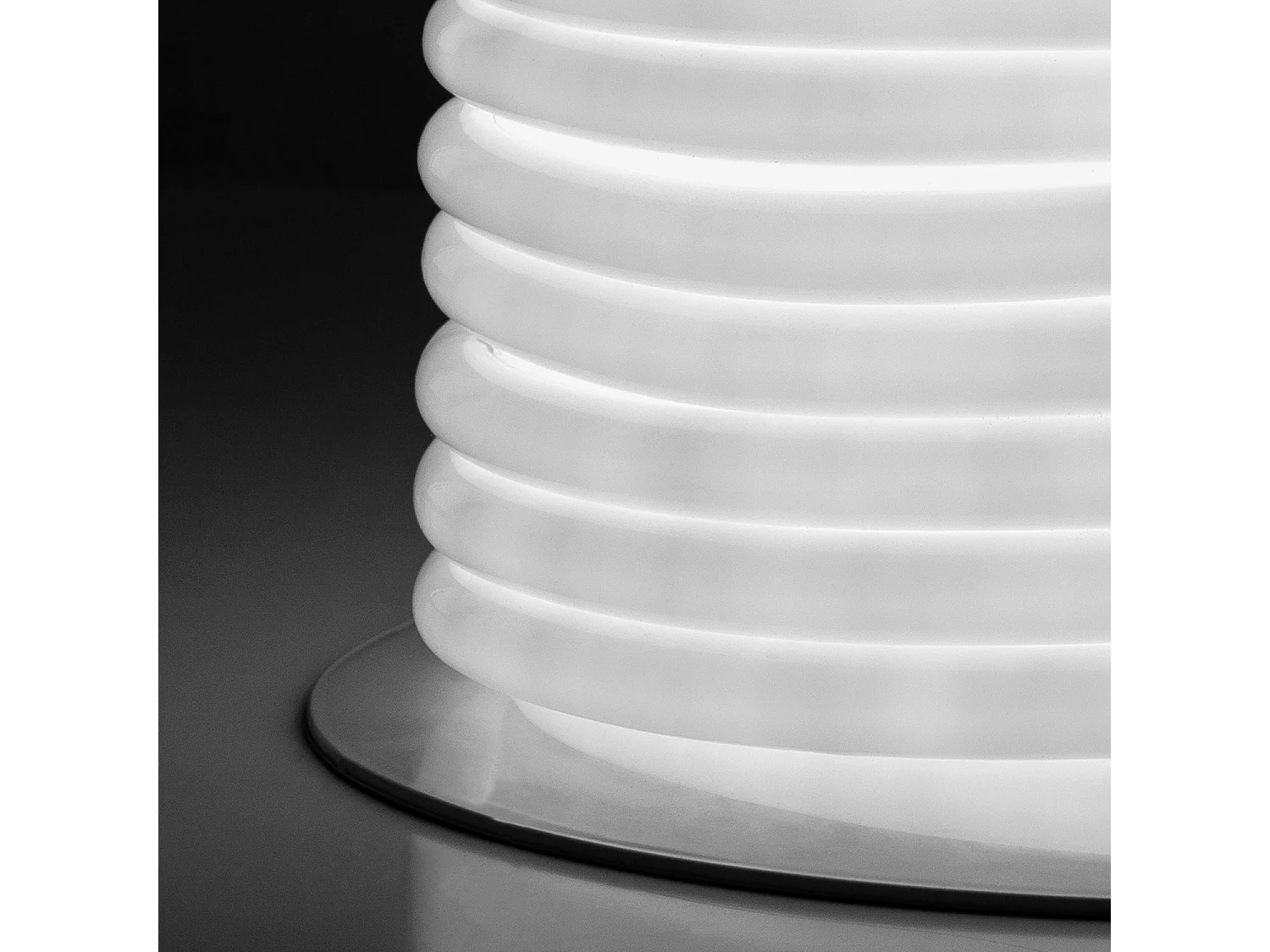 Bobina 50m Striscia LED Neon Regolabile 220V Bianco Freddo Circolare 360 9W/m IP67 Taglio 100cm Bianco Freddo