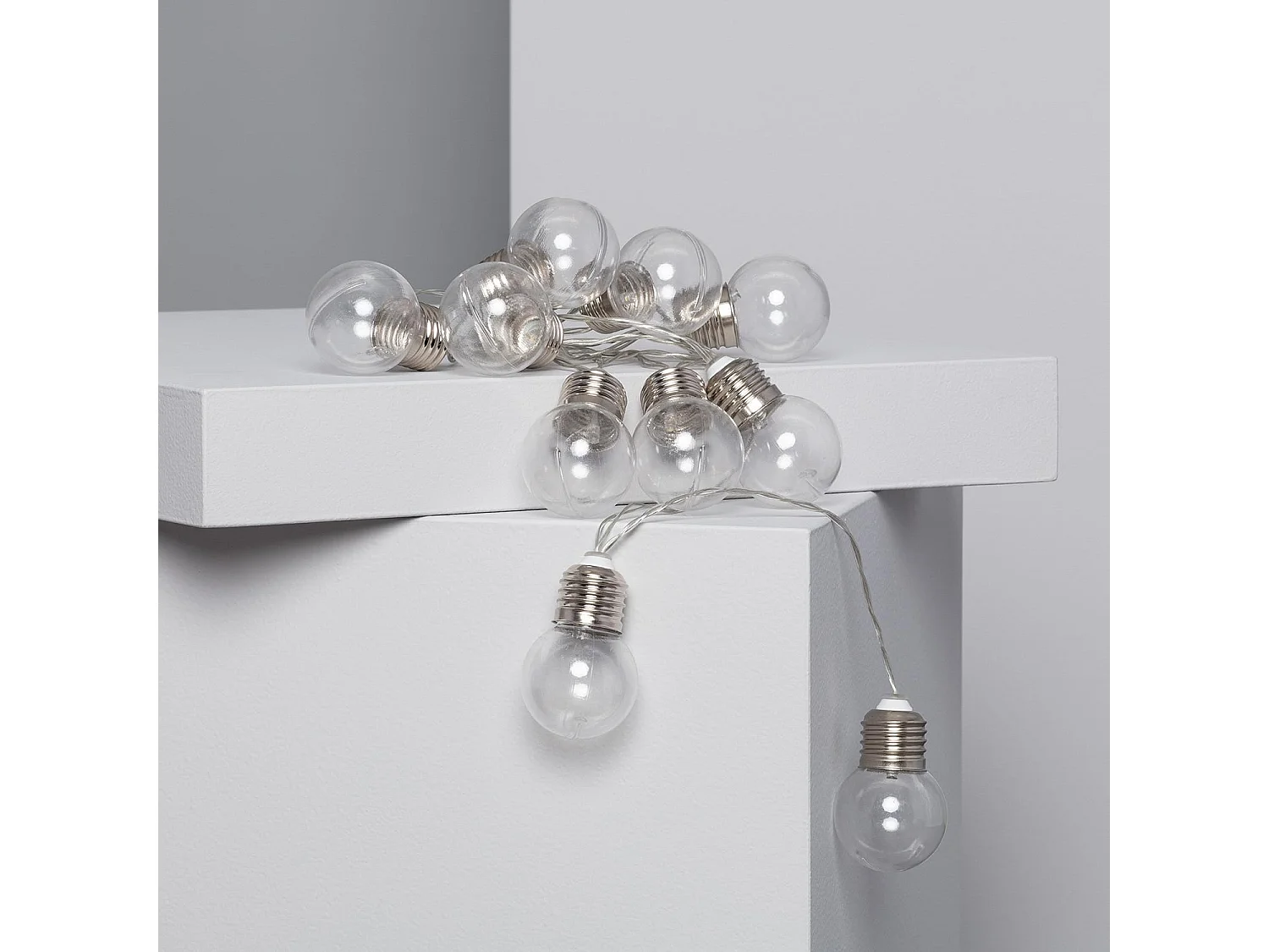 Guirlande d’Ampoules LED Solaire Galilei 2m  3000K Blanc chaud