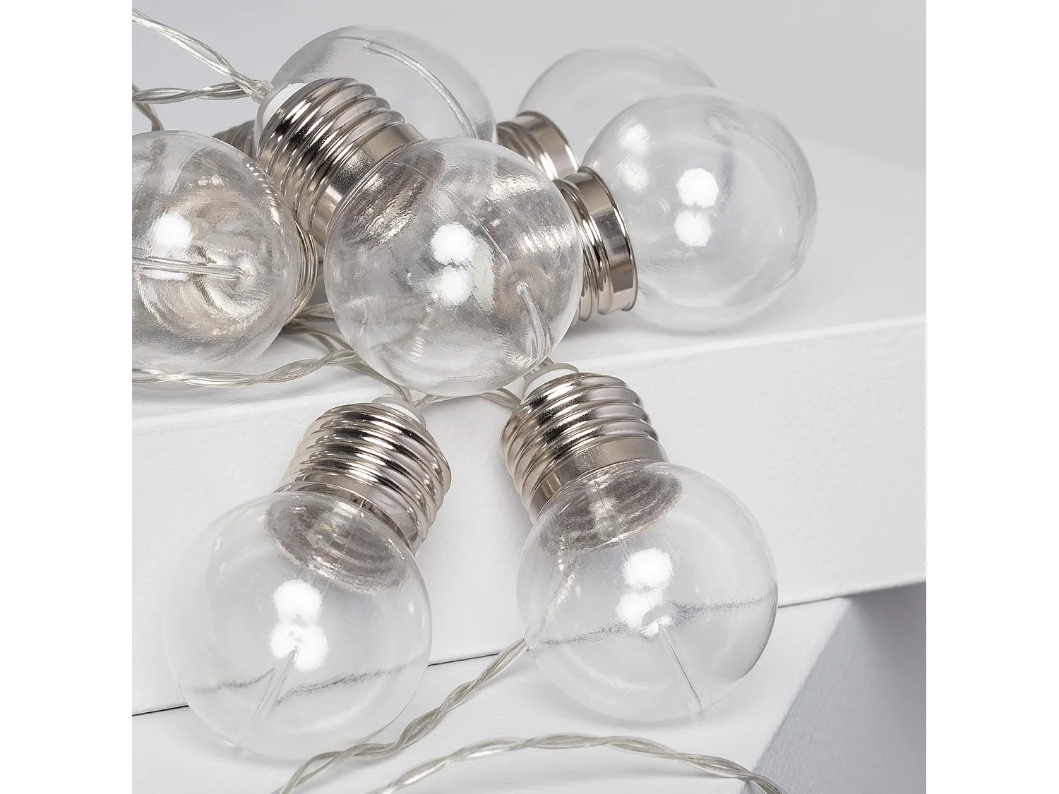 Guirlande d’Ampoules LED Solaire Galilei 2m  3000K Blanc chaud