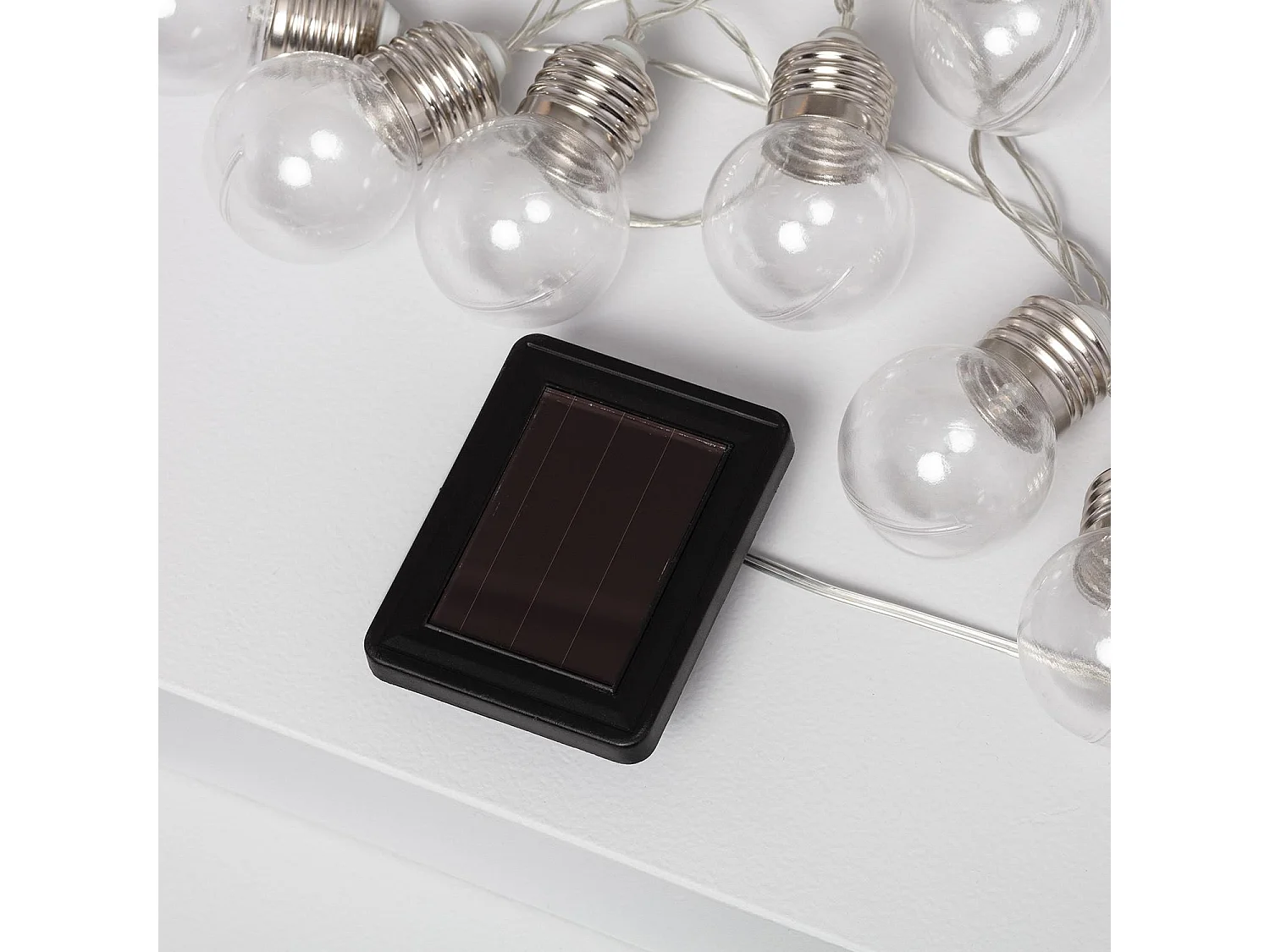 Guirlande d’Ampoules LED Solaire Galilei 2m  3000K Blanc chaud