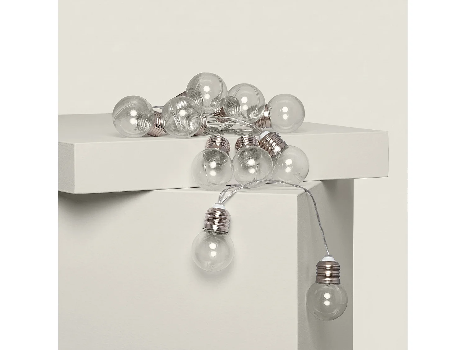 Guirlande d’Ampoules LED Solaire Galilei 2m  3000K Blanc chaud