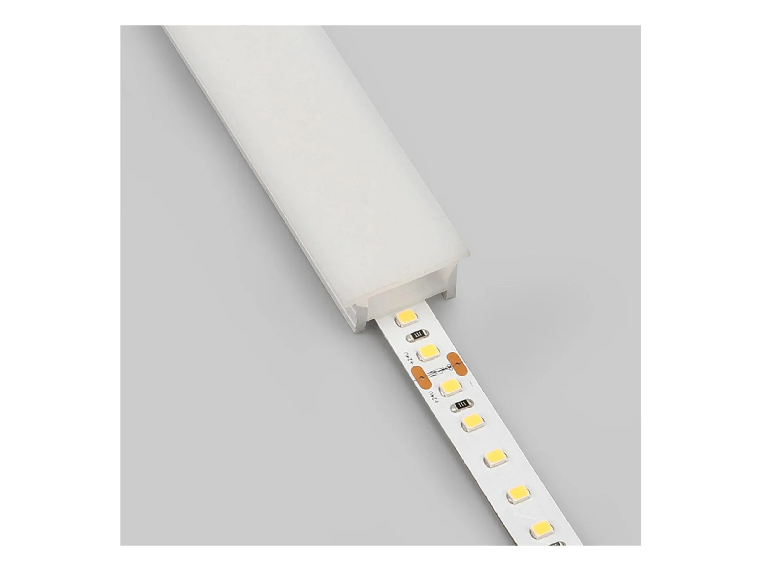 Profilo Silicone Effetto Neon SFLEX 25x14 Curva Verticale per Striscia LED IP20 fino a 15mm 2 m