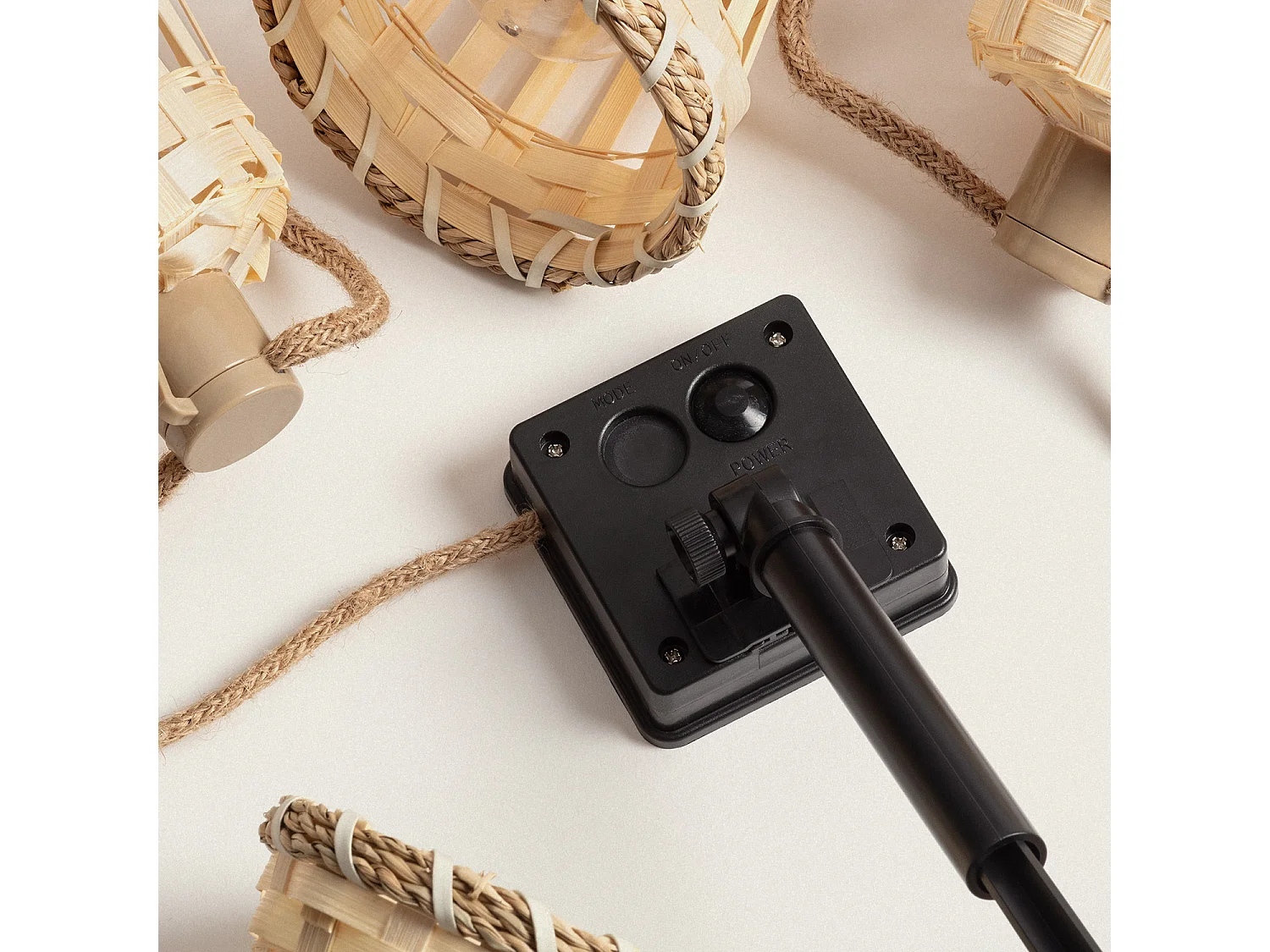 Ghirlanda LED Per Esterni con Batteria Baloo 7m Naturale