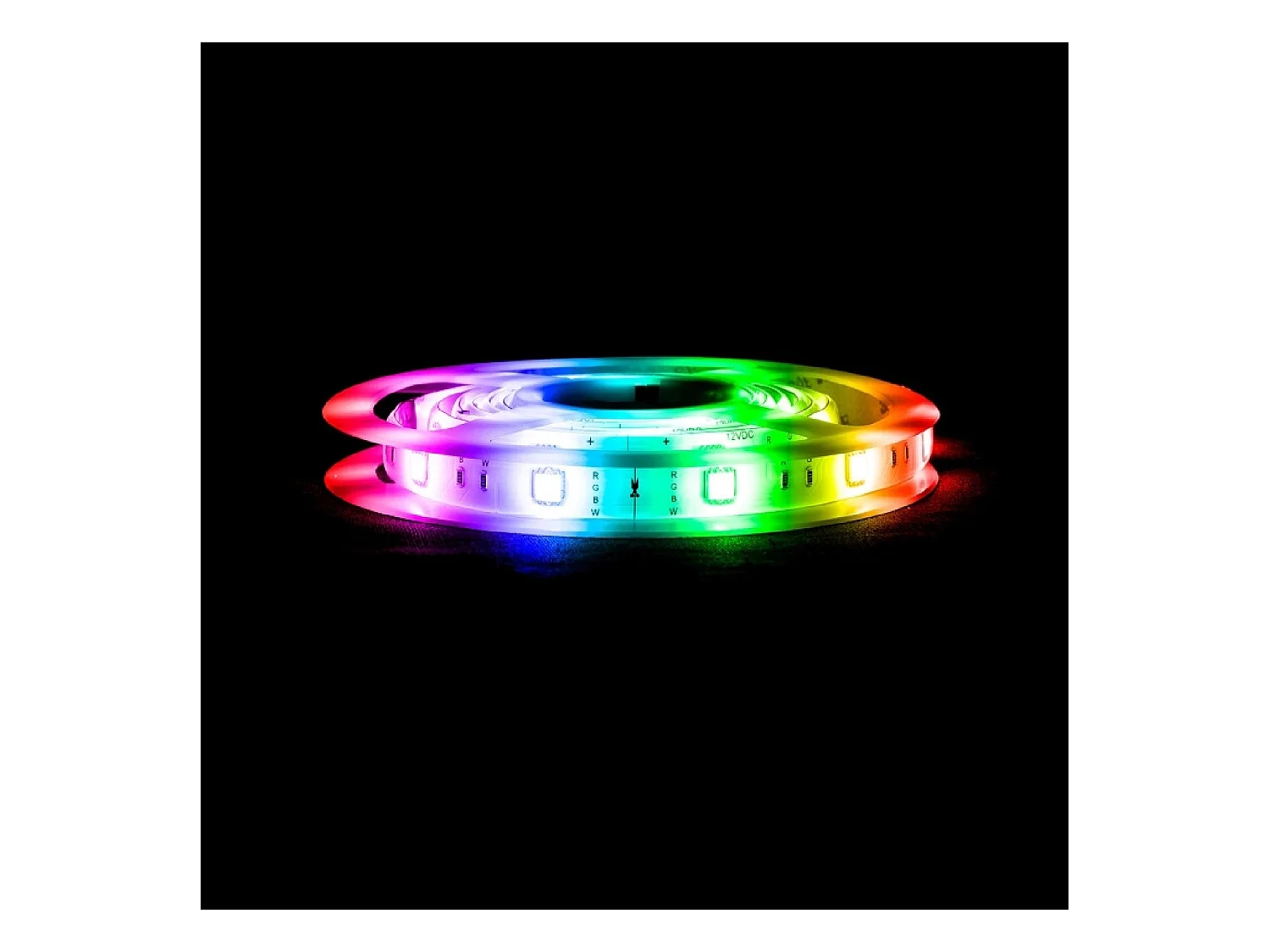 Ruban LED RGB Contrôle par Smartphone Bluetooth 30 LED/m 2m KIT avec Source d'Alimentation RGBW