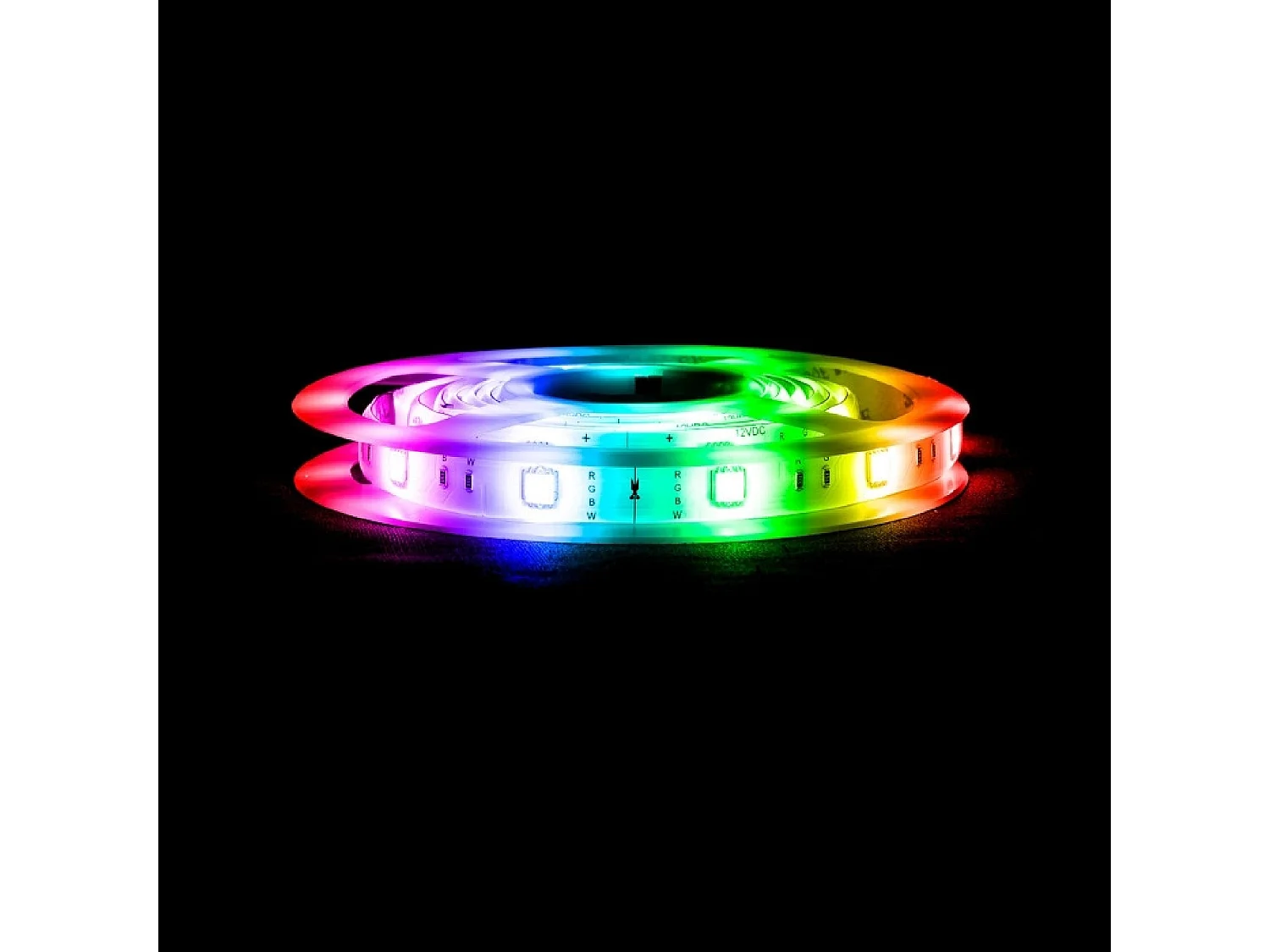 Ruban LED RGB Contrôle par Smartphone Bluetooth 30 LED/m 2m KIT avec Source d'Alimentation RGBW