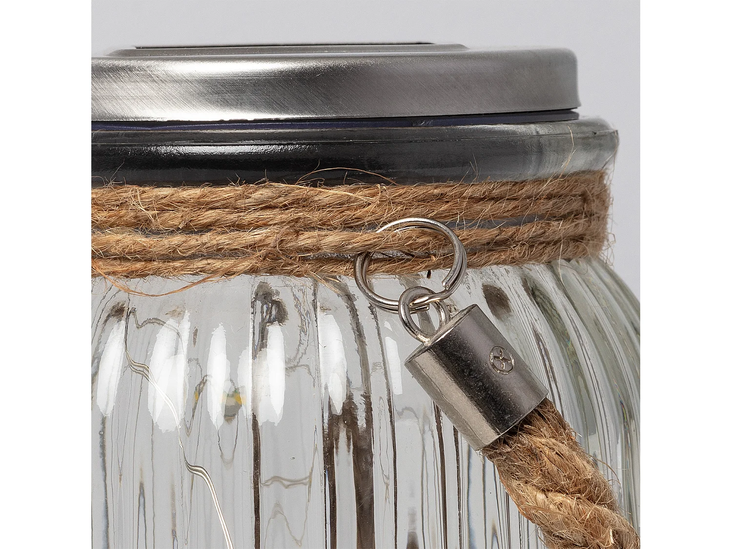 Vaso di Vetro LED Portatile Solare Winy 3000K Bianco Caldo