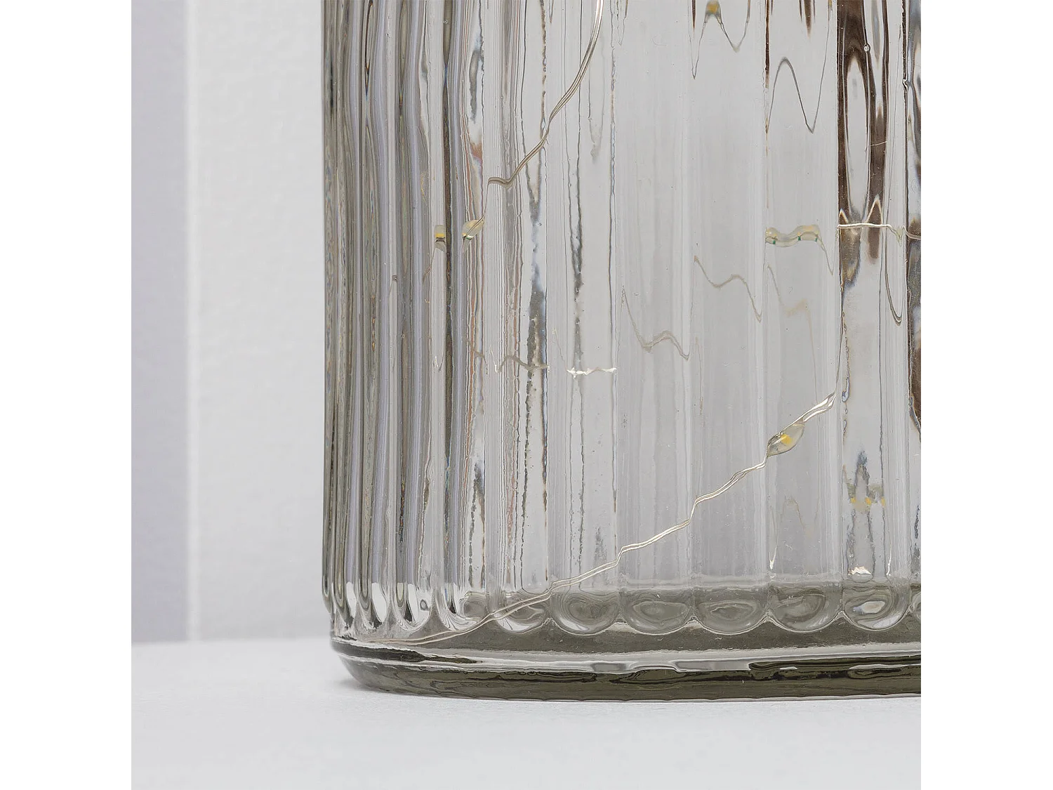 Vaso di Vetro LED Portatile Solare Winy 3000K Bianco Caldo