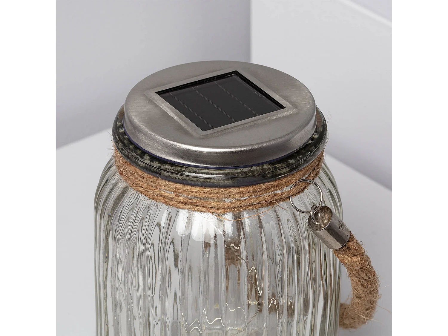 Vaso di Vetro LED Portatile Solare Winy 3000K Bianco Caldo