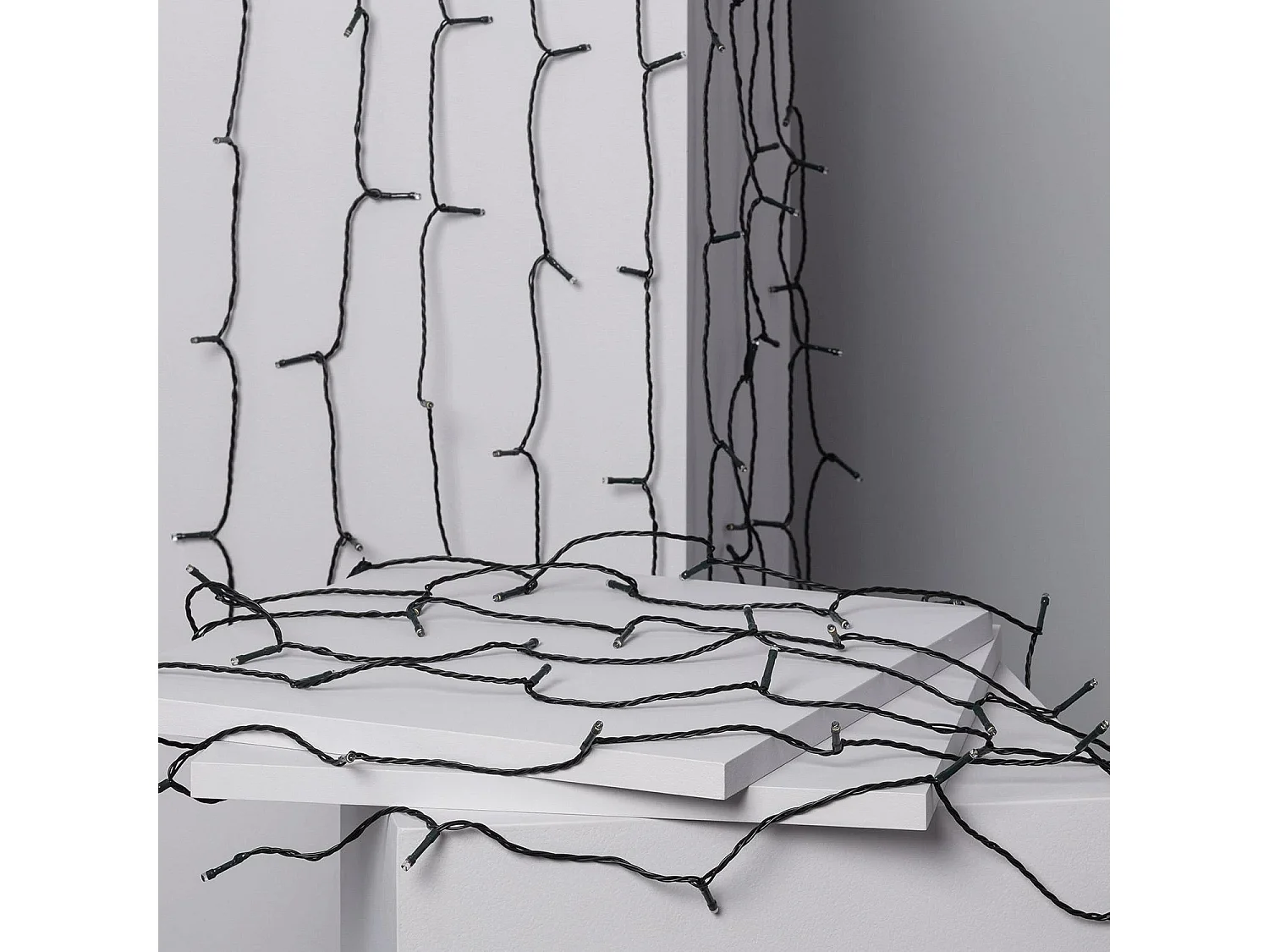 Ghirlanda Solare LED Cavo per Esterni 22m RGB