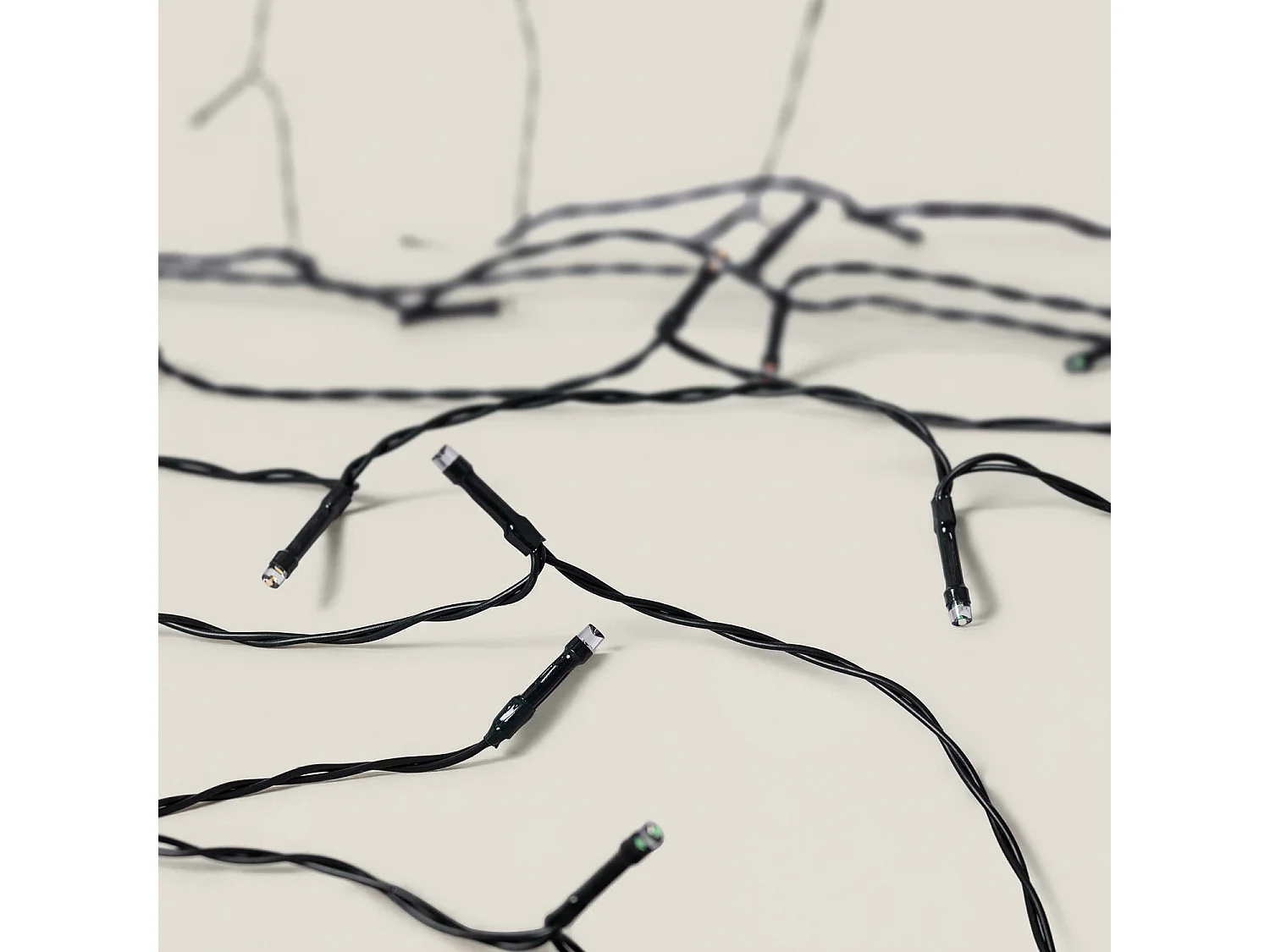 Guirlande LED Extérieure Solaire Câble 22m RGB