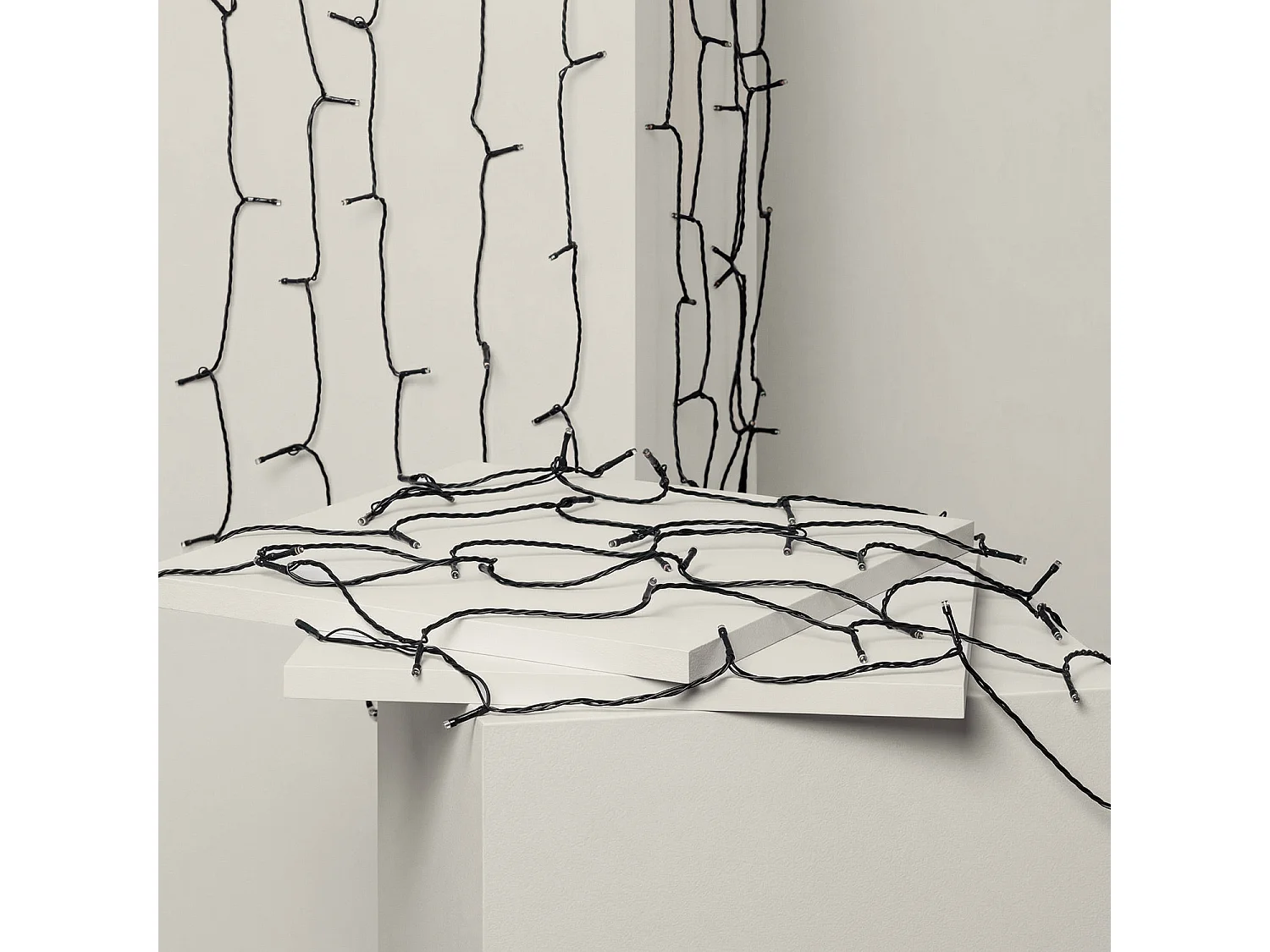 Guirlande LED Extérieure Solaire Câble 22m RGB