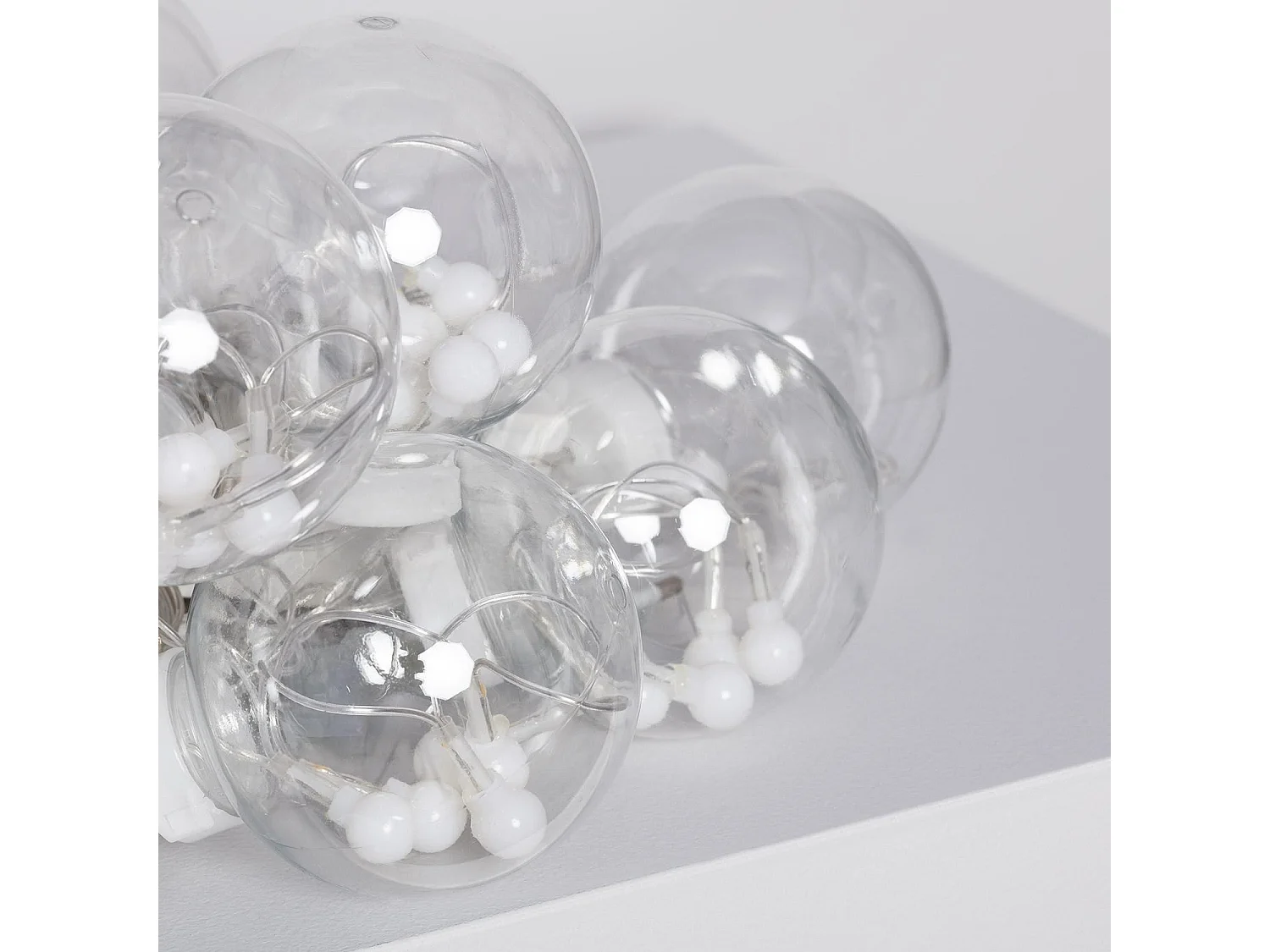 Rideau Boules Suspendues LED 3.6W 2.5m 3000K Blanc chaud
