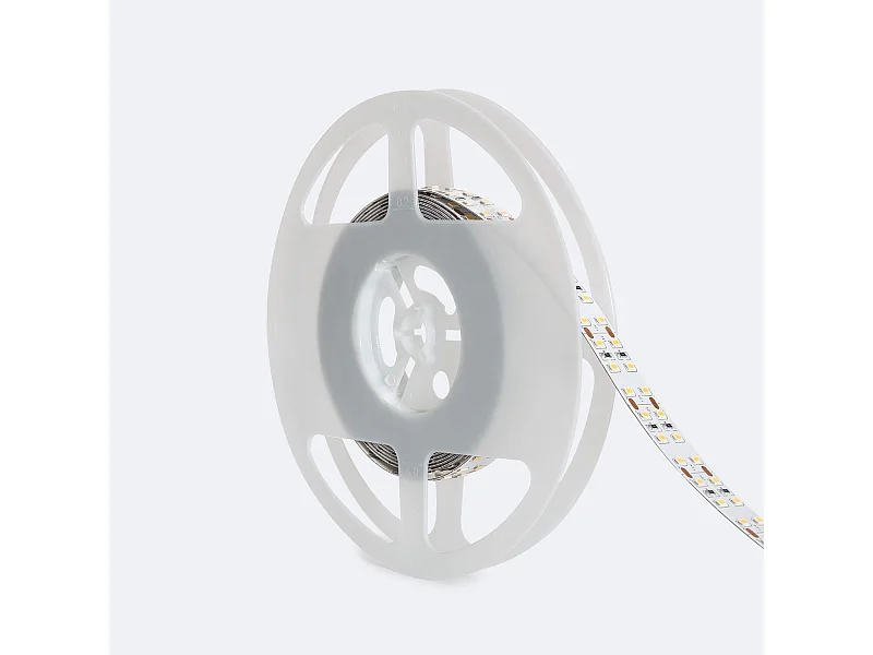 Bobina 5m Striscia LED Doppia 12V SMD 204 LED/m 17.5W/m 1700lm/m Larga 14mm IP20 Taglio 3cm 1800K Super Caldo