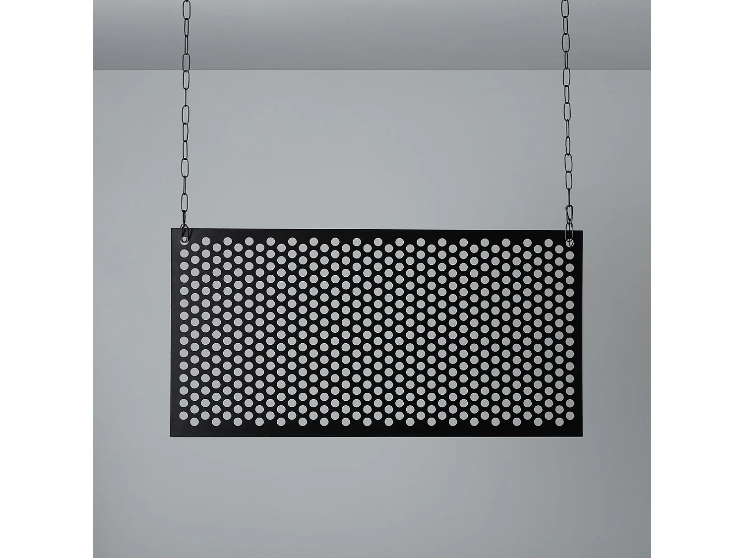 Grille en Métal pour Lettres Néon LED Noir