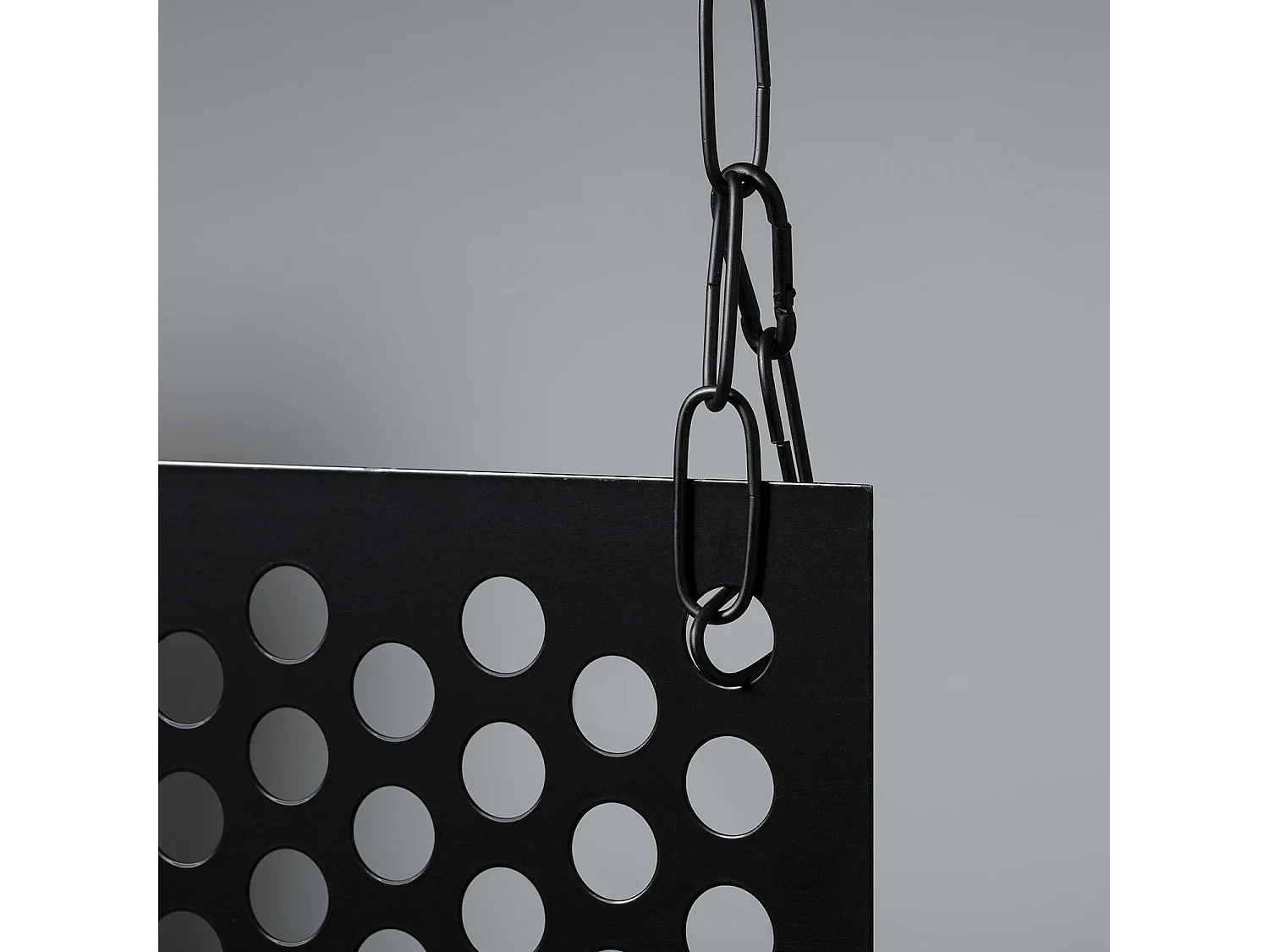 Grille en Métal pour Lettres Néon LED Noir