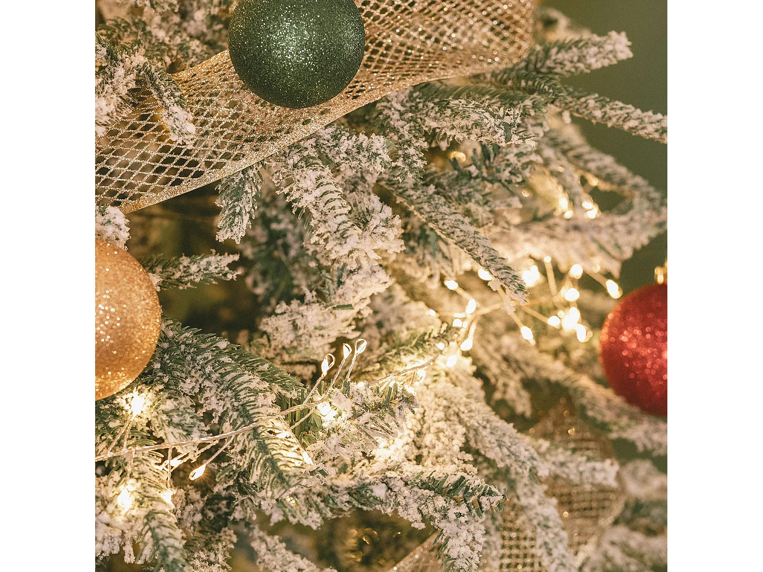 Guirlande LED Extérieure Alambre Chrome 9.6m Racimo Blanc chaud 2700K