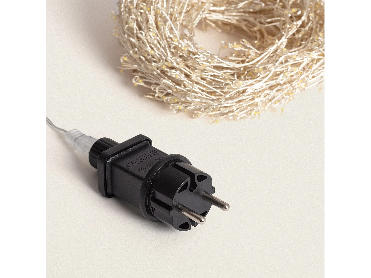 Guirlande LED Extérieure Alambre Chrome 9.6m Racimo Blanc chaud 2700K