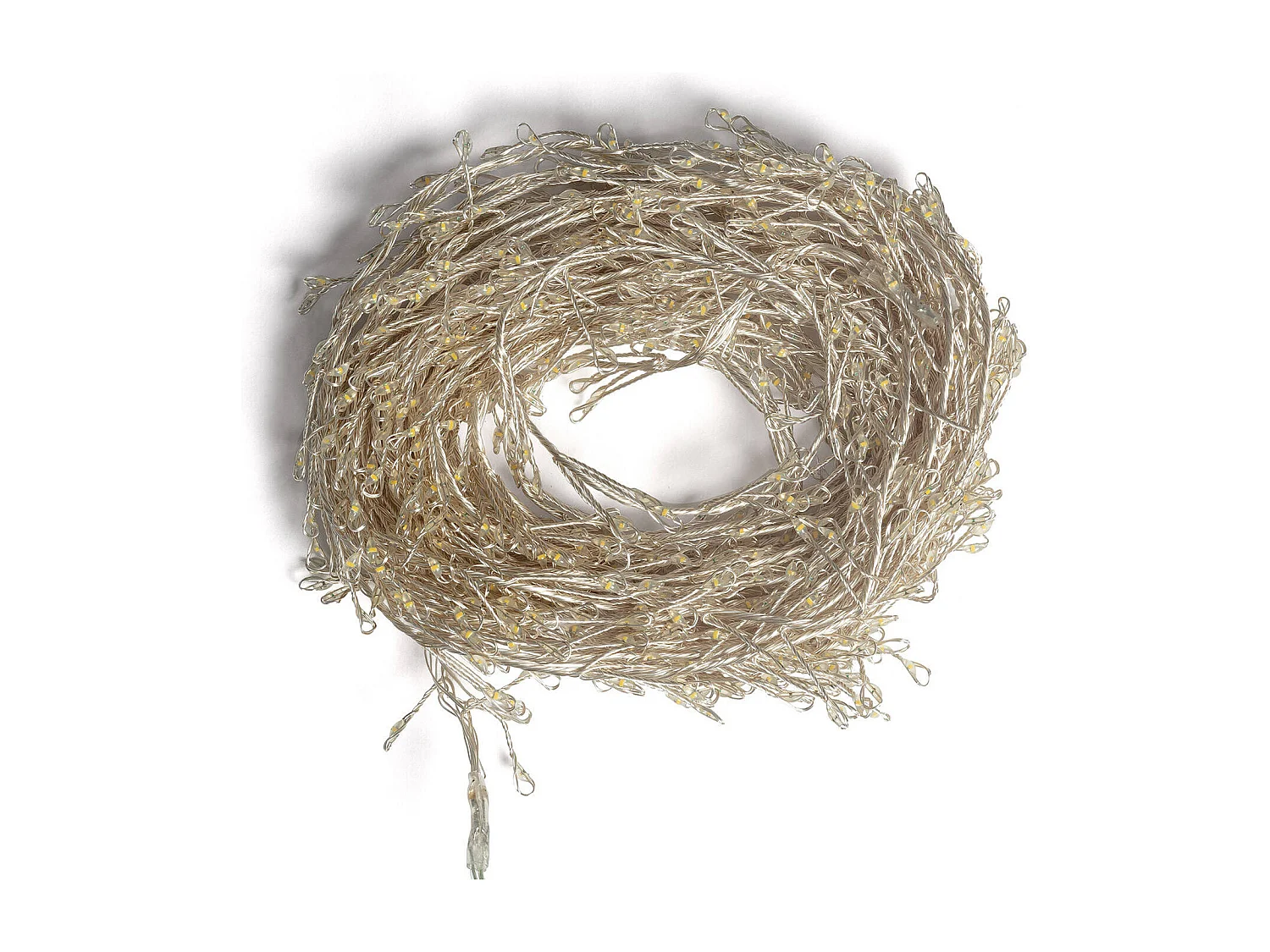 Guirlande LED Extérieure Alambre Chrome 9.6m Racimo Blanc chaud 2700K