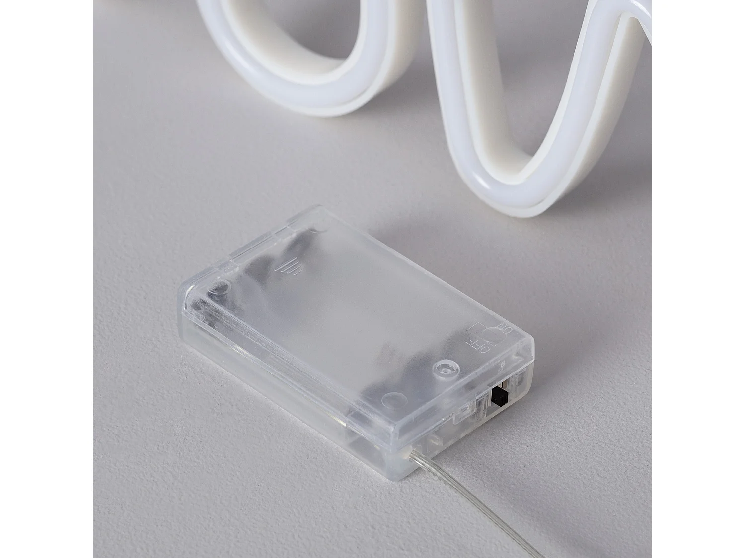 Neón LED Love con Batería Rosa