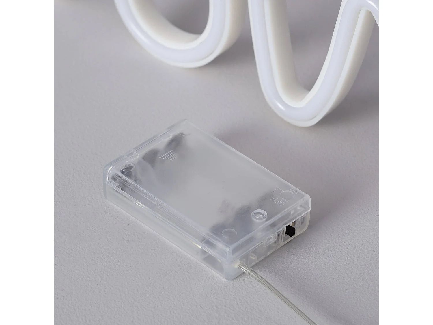 Neón LED Love con Batería Rosa