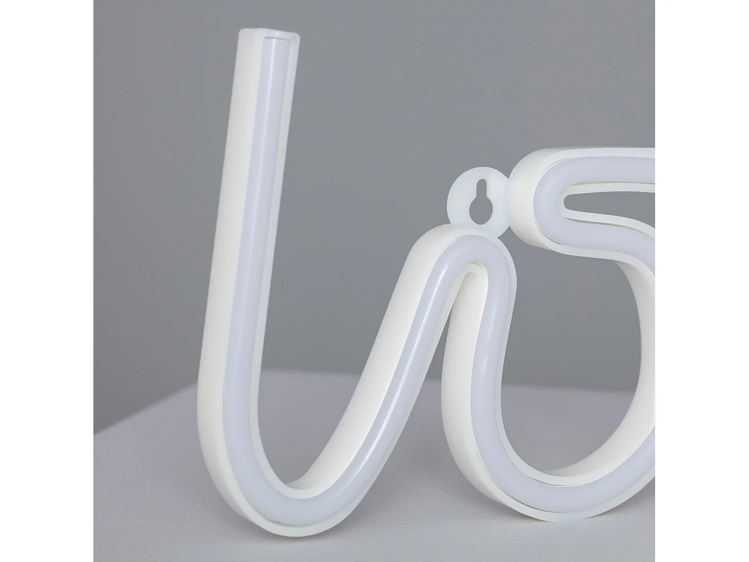 Néon LED Love à Piles  Rose