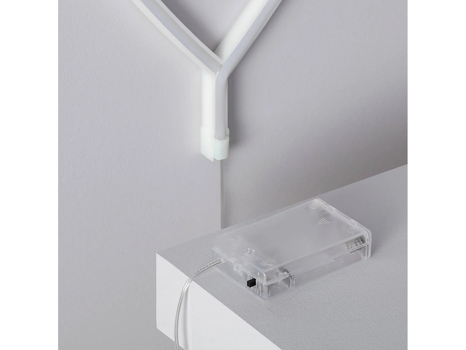 Néon LED Heart à Piles  Rose