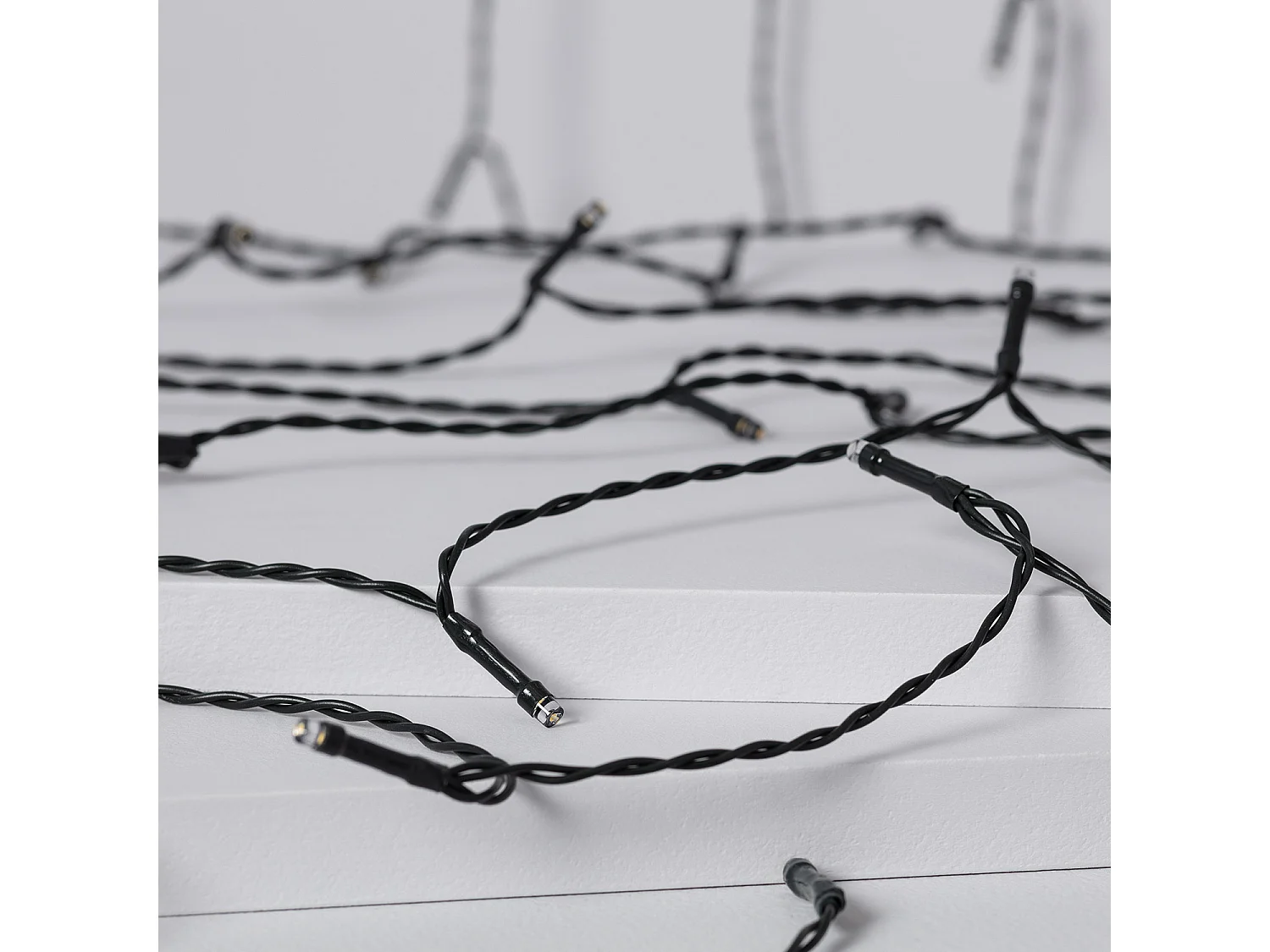 Ghirlanda LED Solare per Esterni Cavo 12m 3000K Bianco Caldo