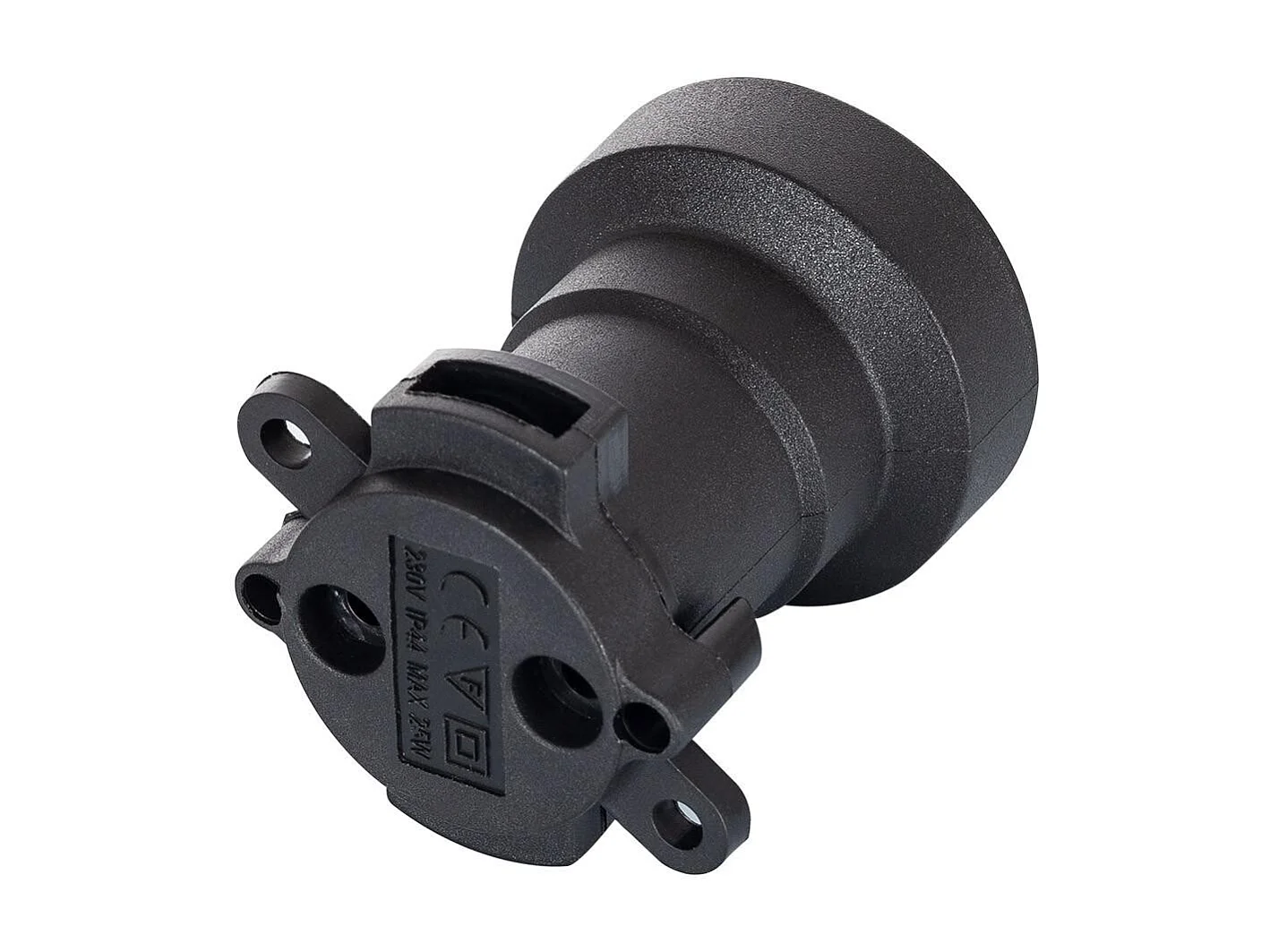 Guirnaldas para Exterior IP44 Cable Eléctrico Plano con Portalámparas E27 a Medida Negro 15 m