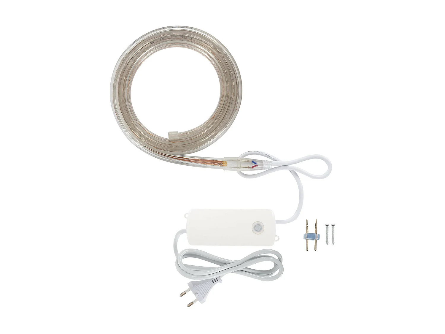 Ledkia Ruban LED WiFi 220V AC 60LED/m Rouge IP65 sur Mesure Largeur 14mm Coupe tous les 100cm