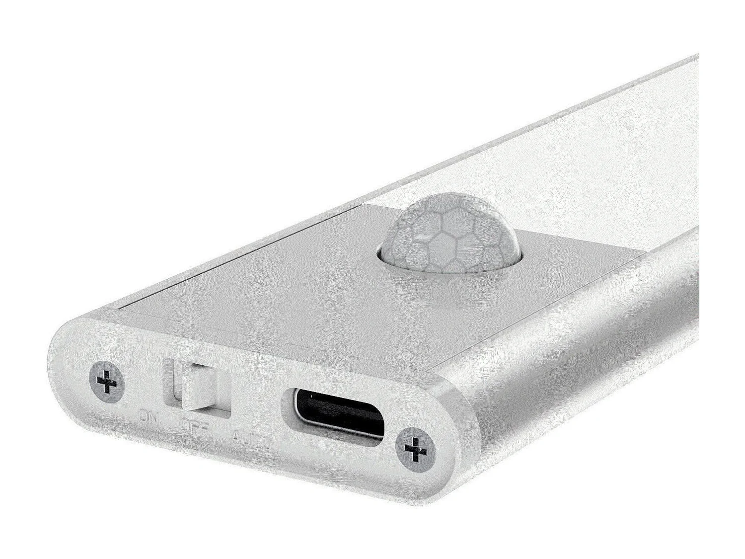 Barra LED 40cm con Sensore di Movimiento e Batteria Ricaricabile USB C (3000K - 4000K - 6000K) CCT