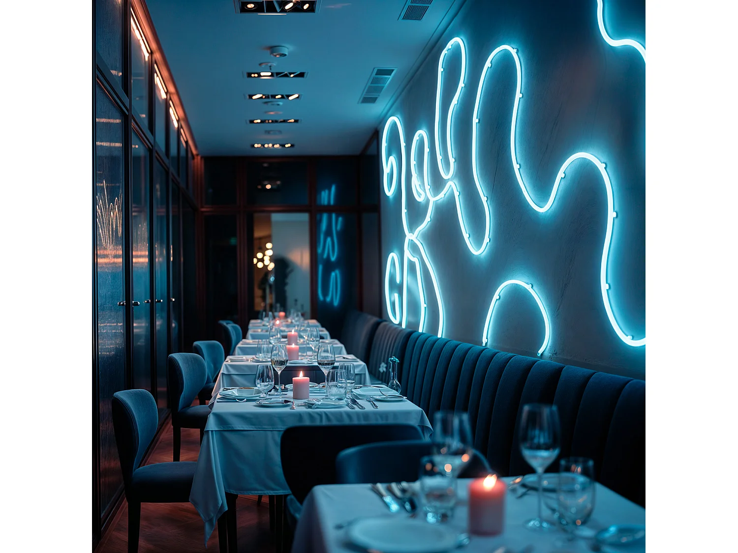 Striscia LED Neon Regolabile 220V Blu Circolare 360 9W/m IP67 Taglio 100cm 15 m