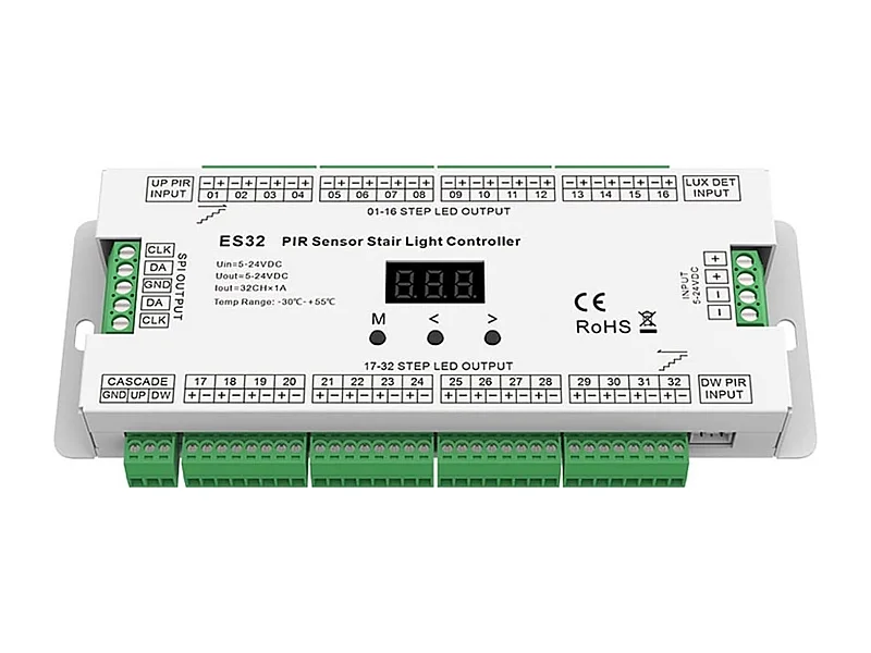 Controller Segui i tuoi Passi per Scale con Sensore PIR Bianco