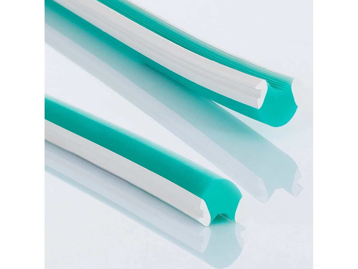 Bobine 100m Diffuseur de Silicone 8mm pour Enseigne de Néon LED Vert