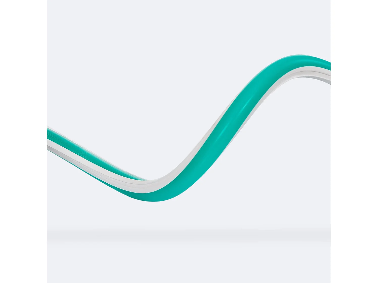 Bobine 100m Diffuseur de Silicone 8mm pour Enseigne de Néon LED Vert