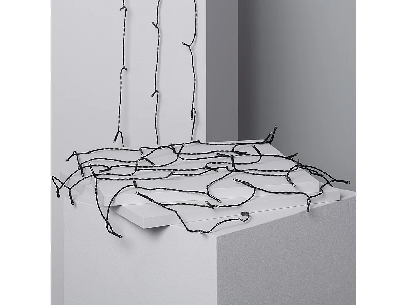 Guirlande LED Extérieure Solaire Câble 12m RGB