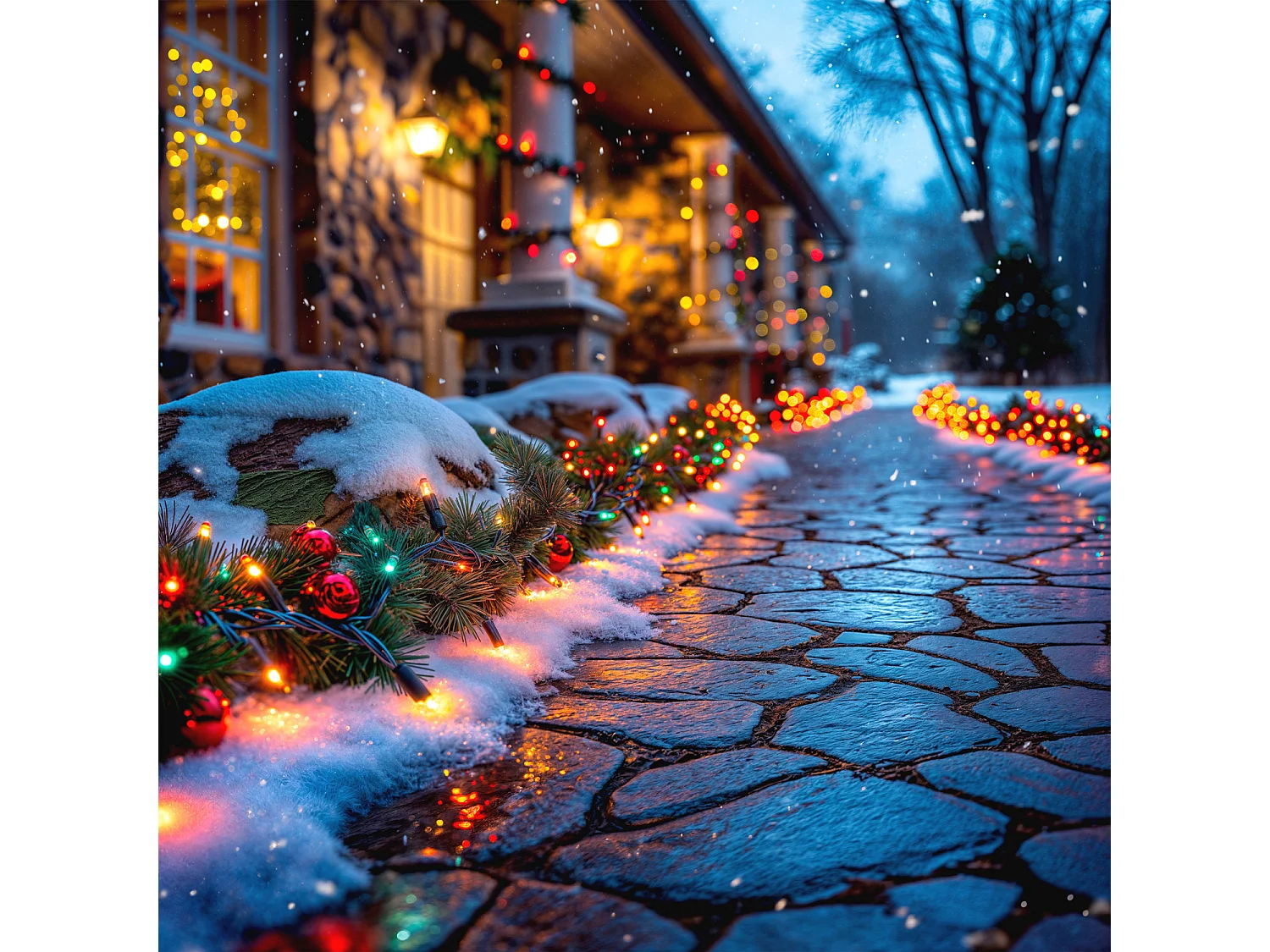 Ghirlanda LED Solare per Esterni Cavo 12m RGB