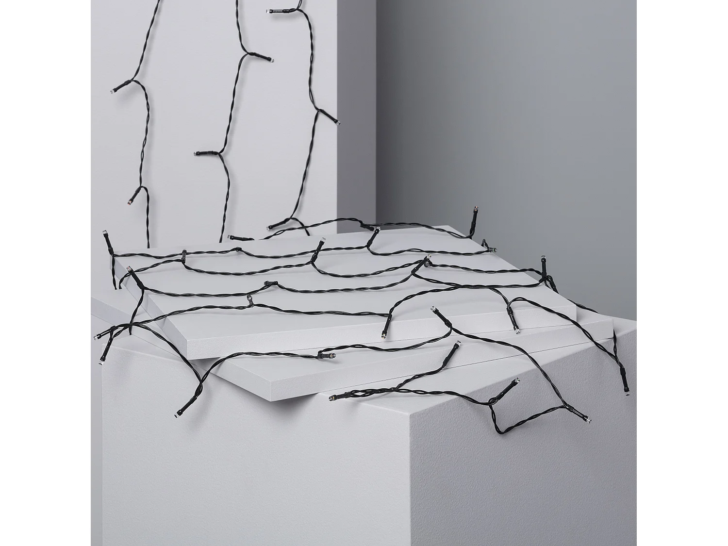 Ghirlanda LED Solare per Esterni Cavo 12m RGB