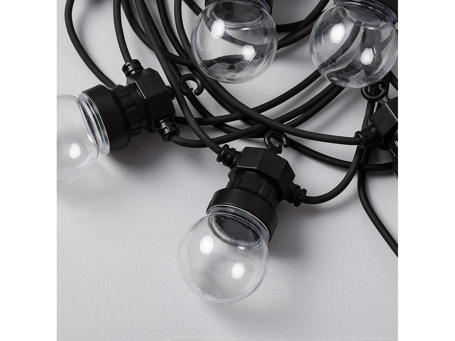 Ghirlanda LED Solare per Esterni di Lampadine Kepler 7m Trasparente