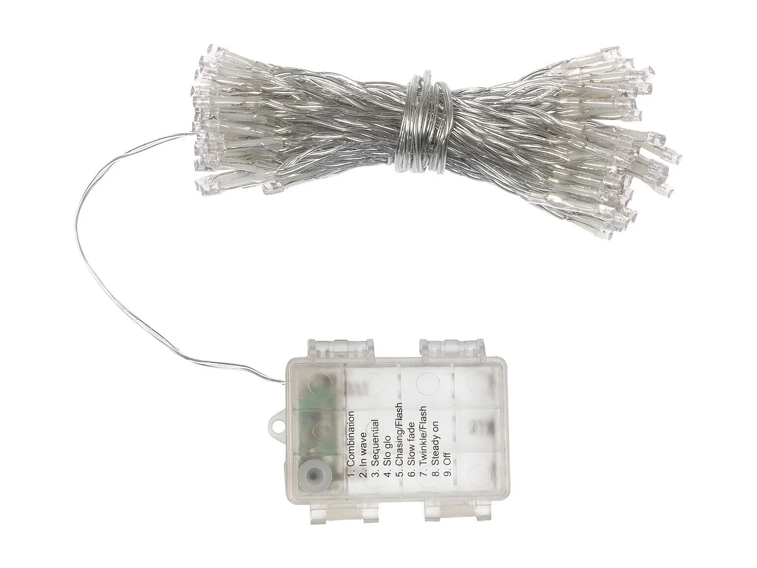 Cortina de Guirnalda Exterior LED con Batería 1m Centauro Multicolor