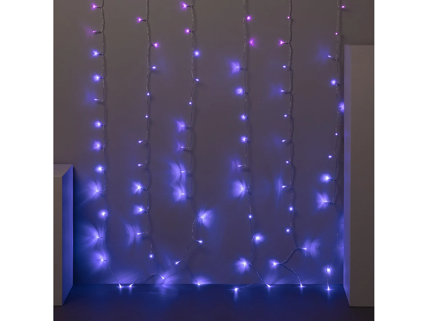 Cortina de Guirnalda Exterior LED con Batería 1m Centauro Multicolor
