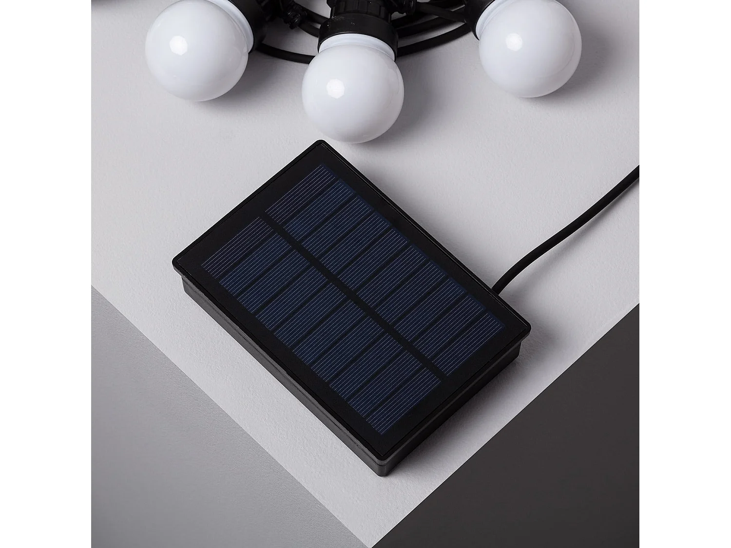 Ghirlanda di Lampadine LED Solare per Esterni Kuiper 7m Bianco