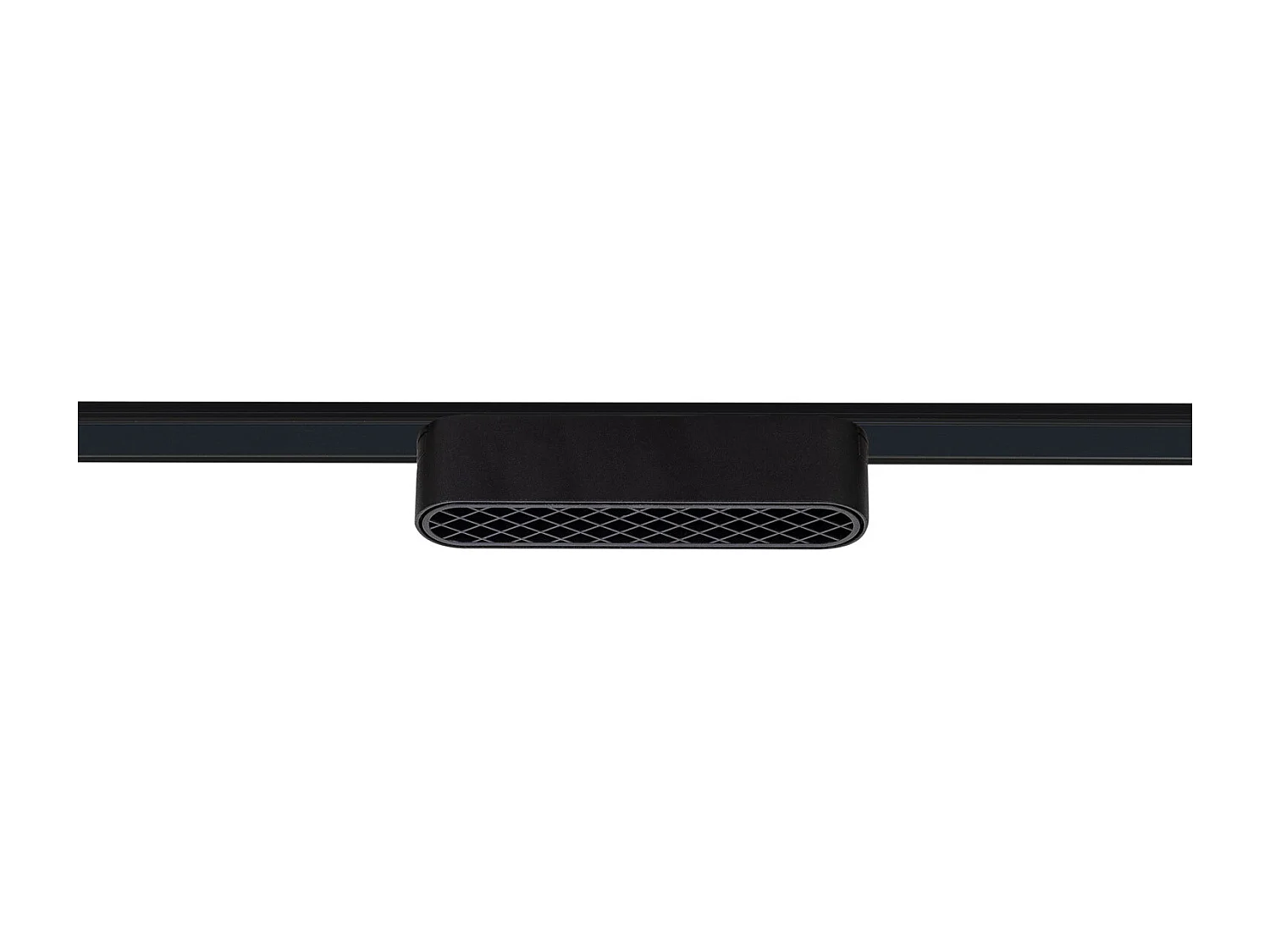 Spot Linéaire LED sur Rail Magnétique 25mm Extra-Plat 6W 48V Noir Grid 120mm 2700K Blanc chaud