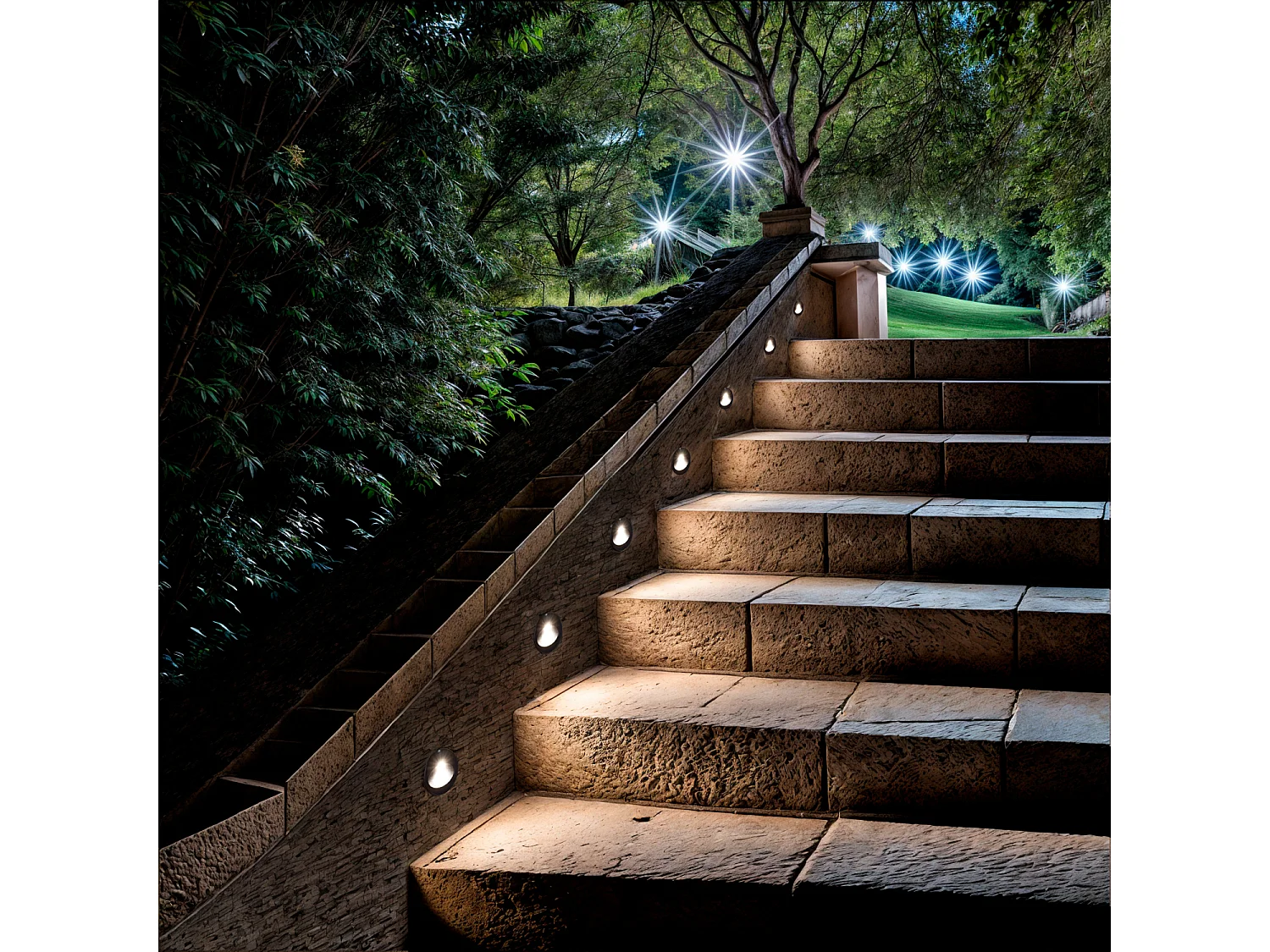 Segnapasso Esterni LED 3W Incasso a Parete Circolare Nero Coney 4000K Bianco Naturale