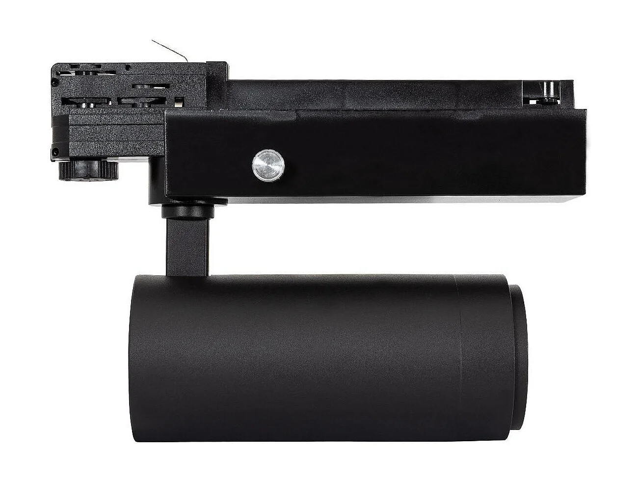 Spot LED sur Rail Triphasé 30W Dimmable Wolf Multiangle 15-60º Noir 3000K Blanc chaud