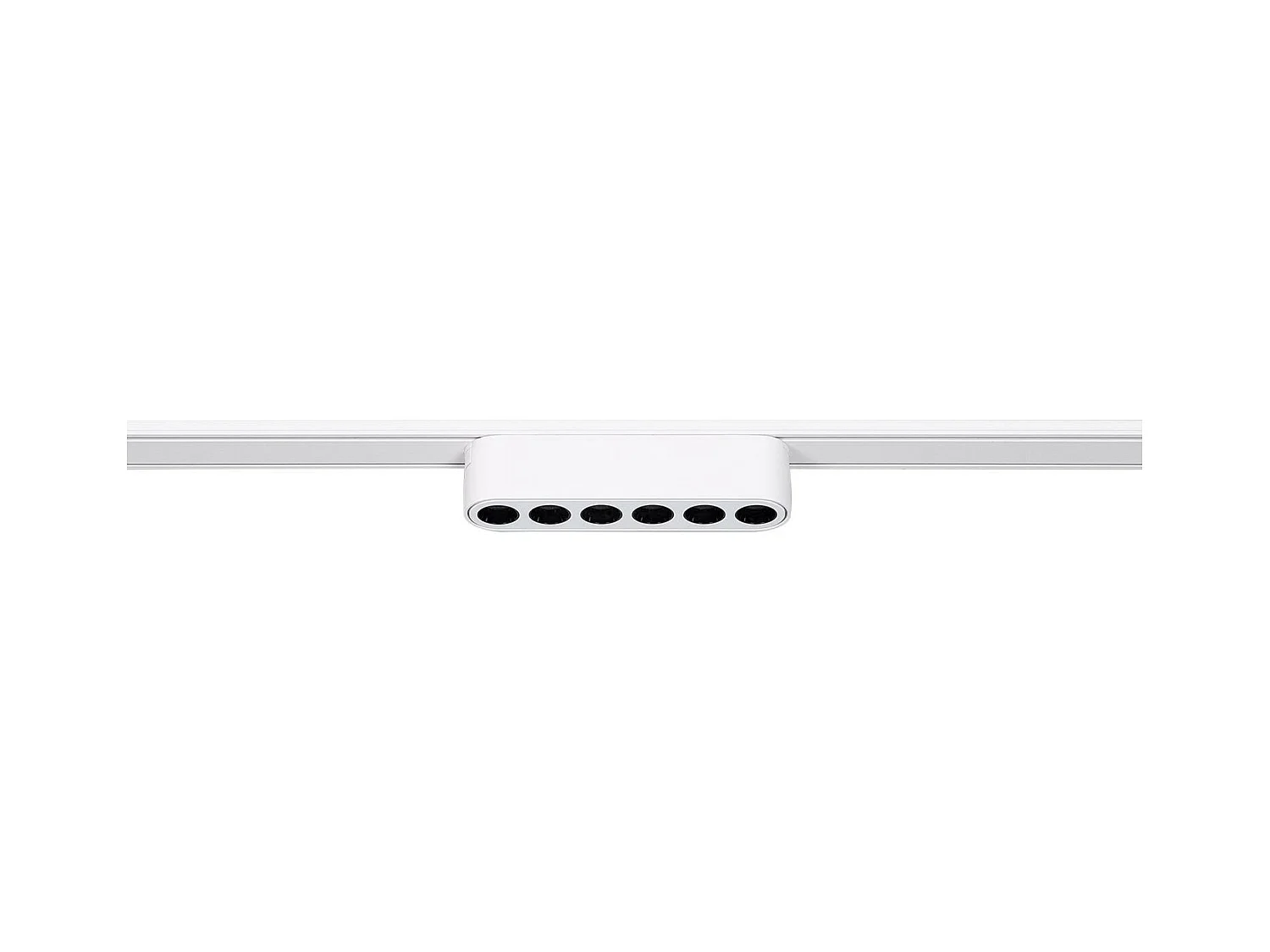 Spot Linéaire LED sur Rail Magnétique 25mm Extra-Plat 6W 48V Blanc Optic 120mm 2700K Blanc chaud