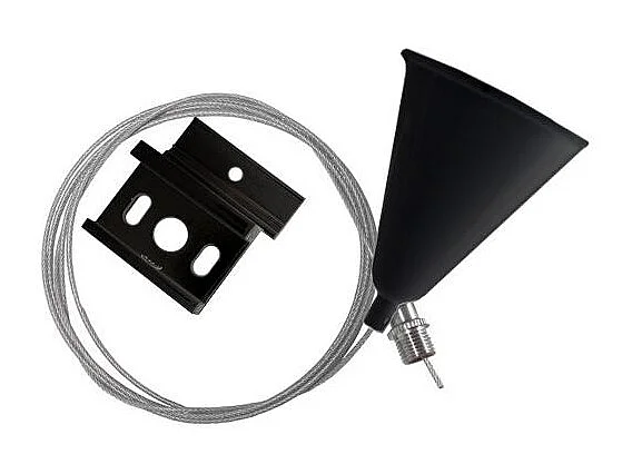 Kit de Suspension Rails Triphasé  Noir